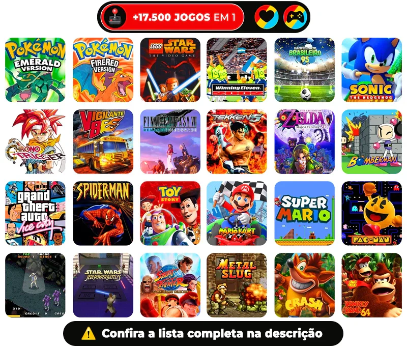 Portátil TrimUI Smart PRO™ Original - 25.800 Jogos de 26+ Consoles (180 dias de Garantia)
