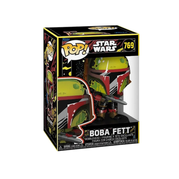 Boba Fett (Retro) #769 – Funko Pop! Star Wars | Caçador de Recompensas em Edição Nostálgica