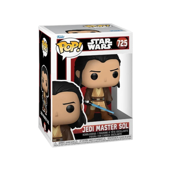 Jedi Master Sol #725 – Funko Pop! Star Wars | Colecionável Original e Detalhado