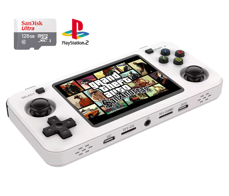Portátil R36H™ Original - 21.500 Jogos de 20+ Consoles (180 dias de Garantia)