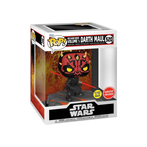 Darth Maul #520 – Red Saber Series Vol. 1 (Brilha no Escuro) – Funko Pop! Deluxe Star Wars | Edição