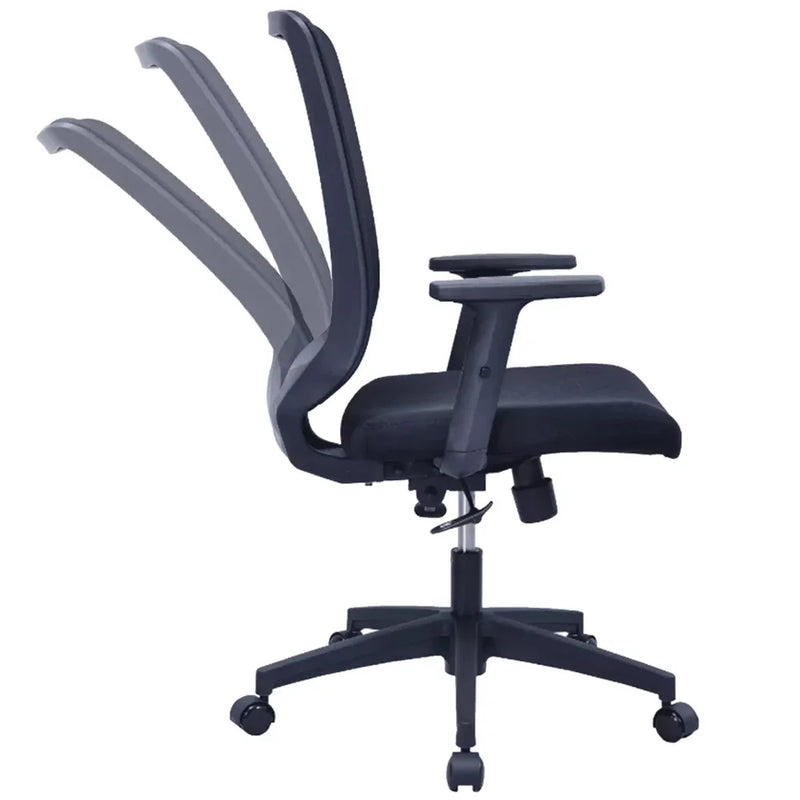 Cadeira de Escritório NR 17 Shanghai Ergonômica Black Fratini