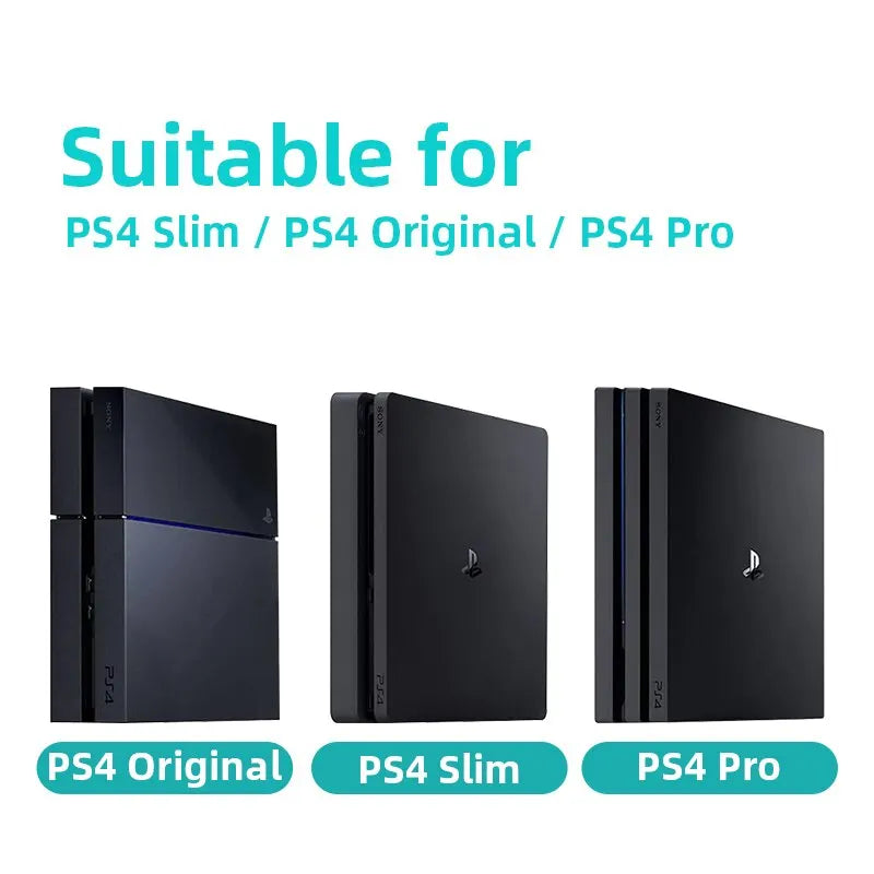 Controle Bluetooth Compatível com PS4/Slim/Pro Wireless Gamepad para PC com Vibração Dupla, Joystick para IOS/Android