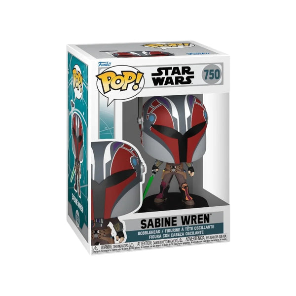 Sabine Wren #750 – Funko Pop! Star Wars: Ahsoka | Guerreira Mandaloriana Rebelde
