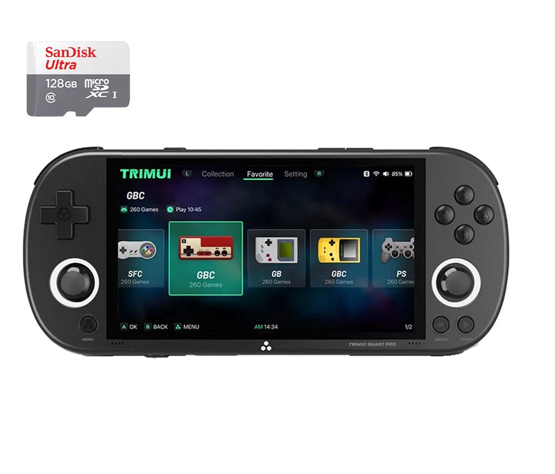 Portátil TrimUI Smart PRO™ Original - 25.800 Jogos de 26+ Consoles (180 dias de Garantia)