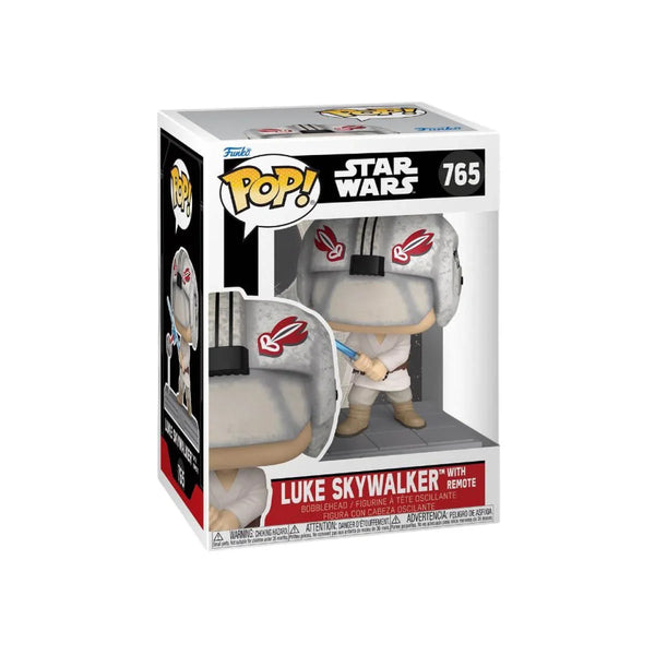 Luke Skywalker com Controle de Treinamento #765 – Funko Pop! Star Wars | Edição com Protetor Incluso
